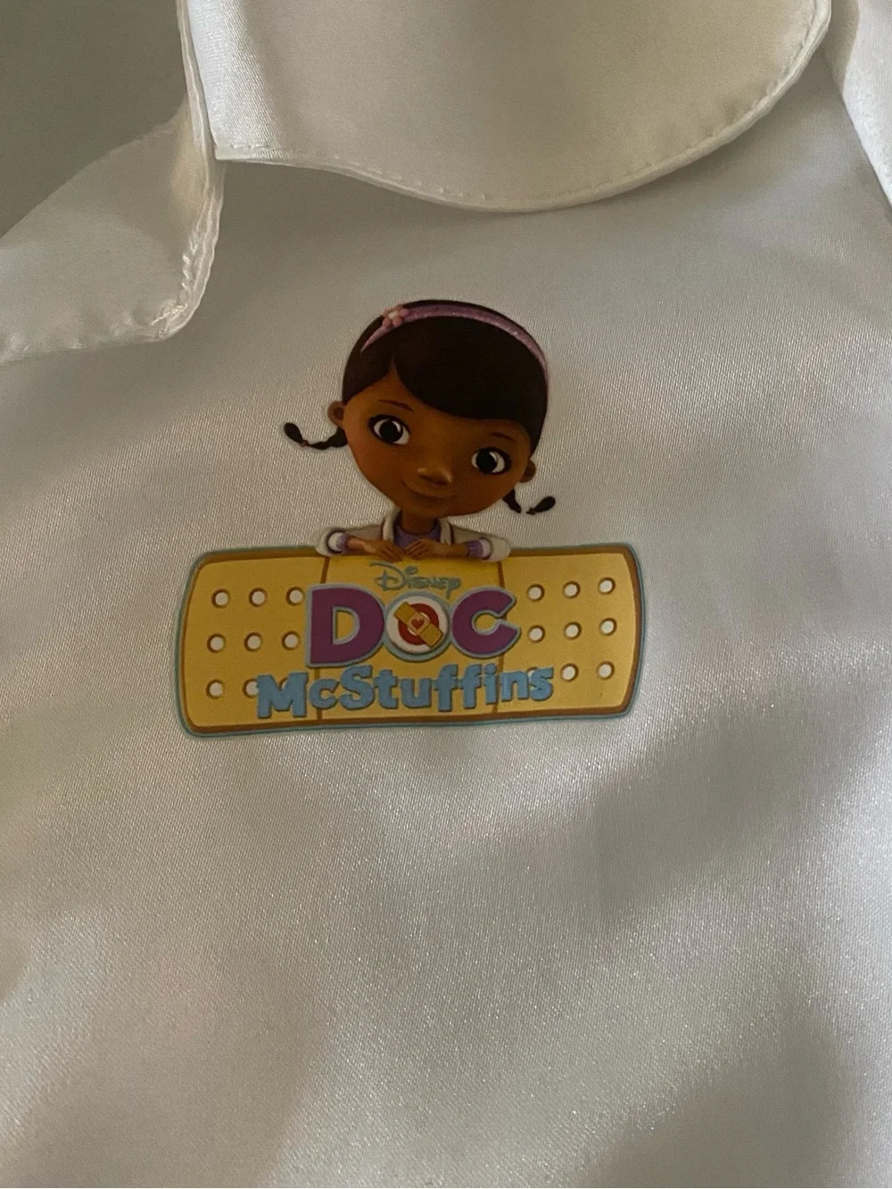 Disney Store Doc McStuffins Dr Costume with Case and Light Head Band